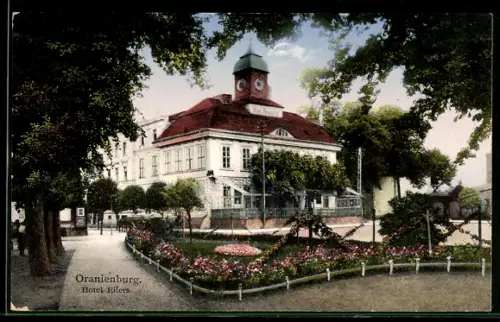 AK Oranienburg, Das Hotel Eilers, Inh. C. Schulze
