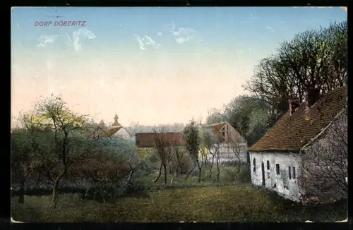 AK Döberitz, Blick auf das Dorf
