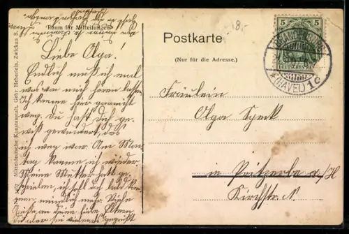 AK Brandenburg a. d. H., Rathaus und Neustädtermarkt