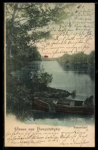 AK Hangelsberg, Wasserlauf, Ruderboot
