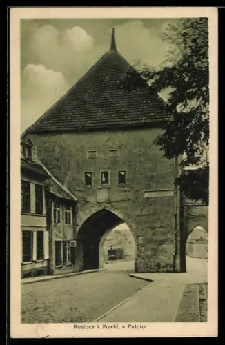 AK Rostock i. Meckl., Das Petritor