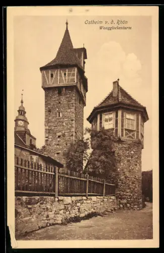 AK Ostheim v. d. Rhön, Waagglockenturm