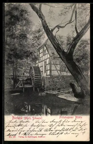 AK Buckow /Märk. Schweiz, Pritzhagener Mühle