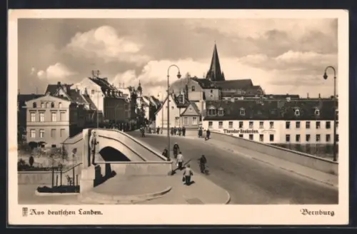 AK Bernburg, Blick auf die Brücke der SA