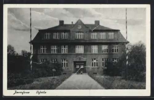 AK Jerichow, Frontalansicht der Schule