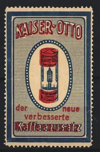 Reklamemarke Kaiser-Otto, Kaffeezusatz, Verpackung