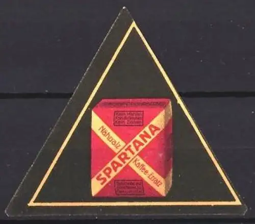 Reklamemarke Spartana, Kaffee-Ersatz, Kaffeepackung