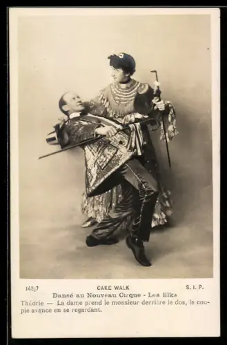 AK Cake Walk, Danse au Nouveau Cirque, Les Elks, Tänzer im Kostüm