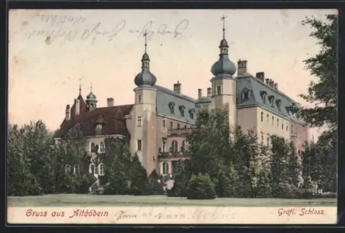 AK Altdöbern, Gräfliches Schloss