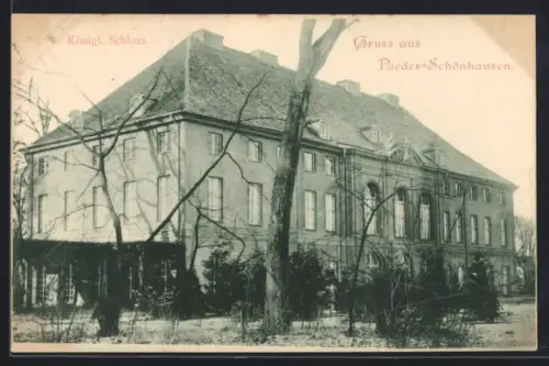 AK Niederschönhausen, Königl. Schloss