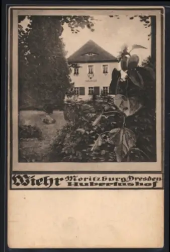 AK Moritzburg /Dresden, Hubertushof, Wiehr