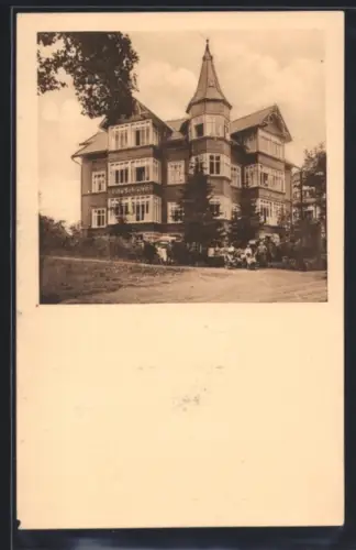 AK Oberhof in Thüringen, Hotel Villa Schlüter E. Schleizer