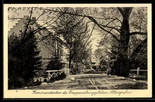 AK Altengrabow, Kommandantur des Truppenübungsplatzes