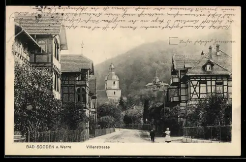 AK Bad Sooden a. Werra, Villenstrasse