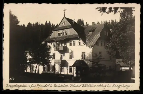 AK Waldbärenburg im Erzgebirge, Erzgebirgsheim für Handel u. Industrie