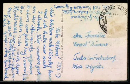 AK Binz /Rügen, Promenade Ecke Hauptstrasse