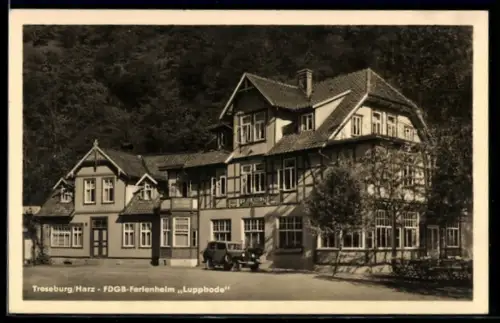 AK Treseburg /Harz, FDGB-Ferienheim Luppbode