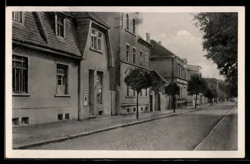 AK Gnadau b. Magdeburg, Bahnhofstrasse
