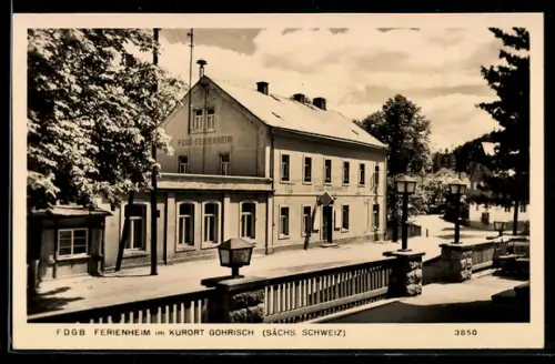 AK Gohrisch /Sächs. Schweiz, FDGB-Ferienheim
