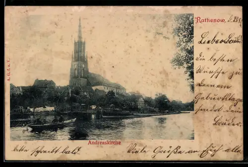 AK Rathenow, Andreaskirche, Flussansicht