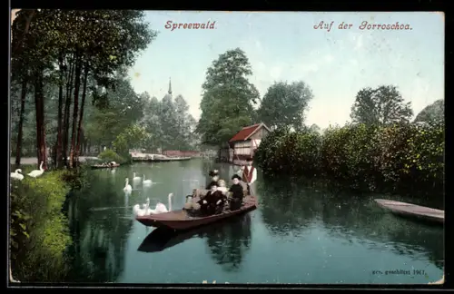 AK Lübbenau, Abfahrtstelle auf der Gorroschoa