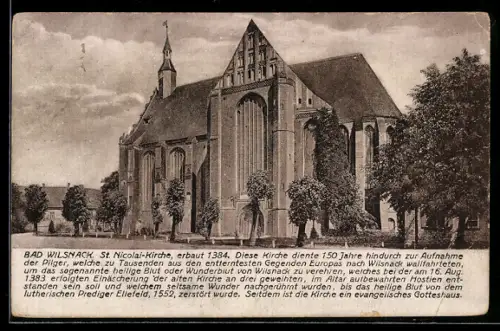 AK Bad Wilsnack, an der St Nicolai Kirche