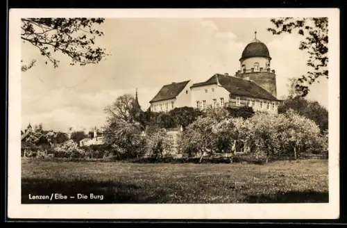 AK Lenzen / Elbe, Die Burg