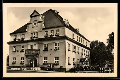 AK Weinböhla /Sa., Das Rathaus