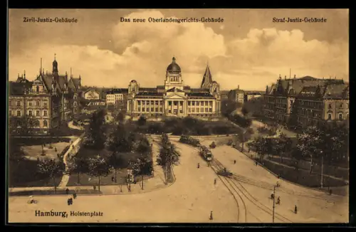 AK Hamburg-Neustadt, Zivil-Justiz-Gebäude, Oberlandesgerichts-Gebäude, Straf-Justiz-Gebäude