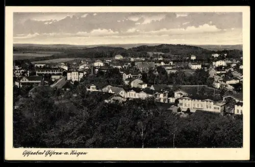 AK Göhren a. Rügen, Ortsansicht aus der Vogelschau