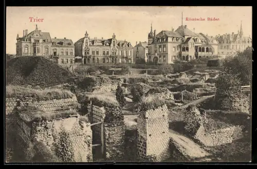 AK Trier, Römische Bäder