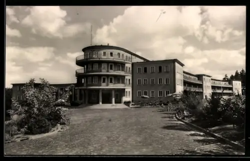 AK Gernrode /Harz, FDGB-Erholungsheim Fritz Heckert