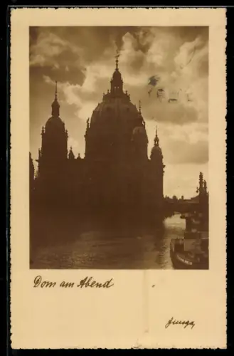 AK Berlin, Dom am Abend