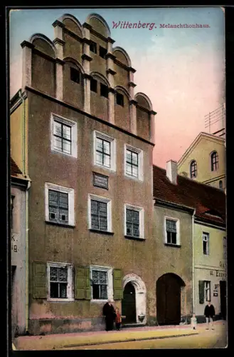 AK Wittenberg / Lutherstadt, Ansicht vom Melanchthonhaus