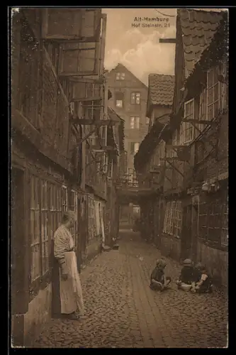 AK Alt-Hamburg, Hof Steinstrasse 21