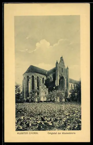 AK Chorin, Ostgiebel der Klosterkirche
