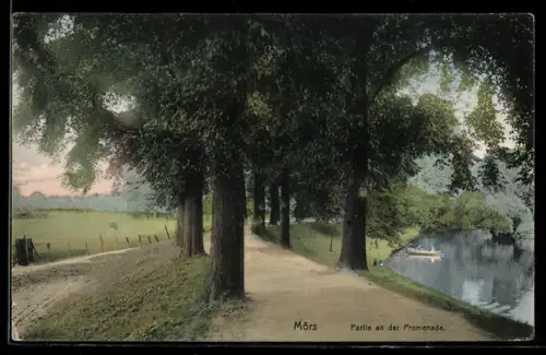 AK Mörs, Partie an der Promenade