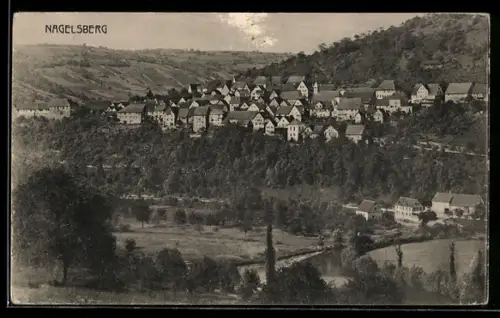 AK Nagelsberg, Totalansicht mit Umgebung