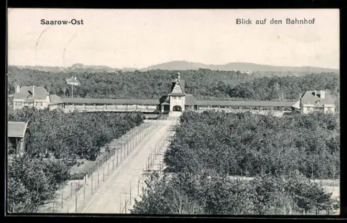 AK Saarow-Ost, Blick zum Bahnhof