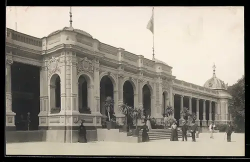 AK Bad Reichenhall, Partie vor den Colonnaden