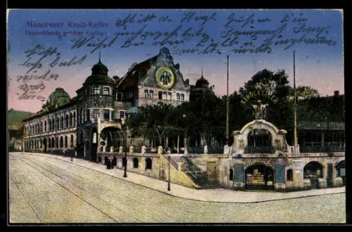 AK München-Haidhausen, Münchner Kindl-Keller, Kiosk Havana-Eck