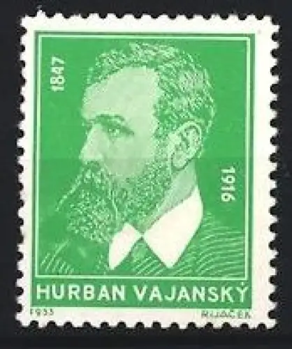 Reklamemarke Hurban Vajanský, Porträt 1847-1916
