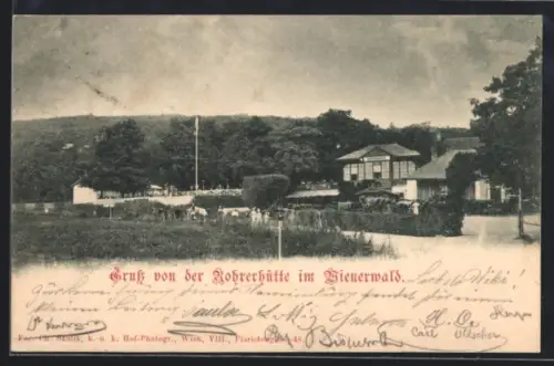 AK Wien XVII, Gastwirtschaft Rohrerhütte, Wienerwald