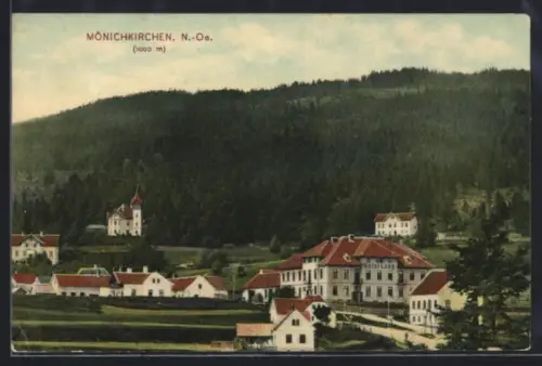 AK Mönichkirchen, Panoramaansicht