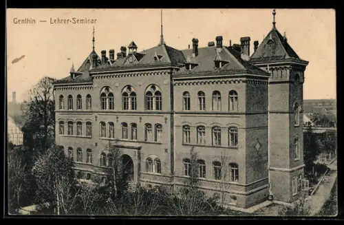 AK Genthin, Lehrer-Seminar aus der Vogelschau