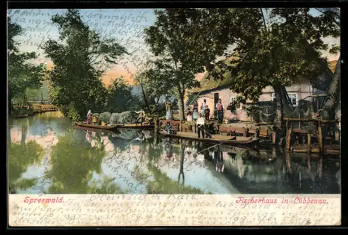 AK Lübbenau, Blick auf ein Fischerhaus