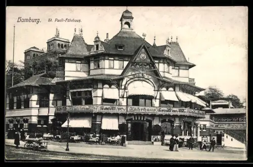 AK Hamburg-St. Pauli, Gasthof Fährhaus