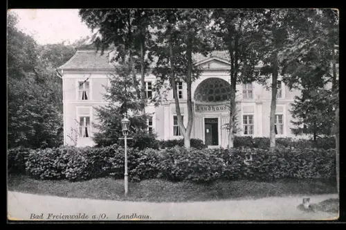 AK Bad Freienwalde, Blick auf das Landhaus