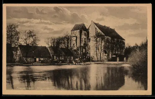 AK Freyenstein, Blick zum Schlosshotel