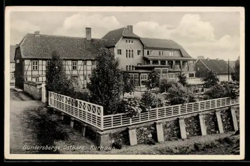 AK Güntersberge, Ansicht des Kurhauses